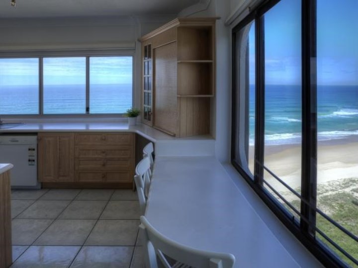 Kitchen and Beach View